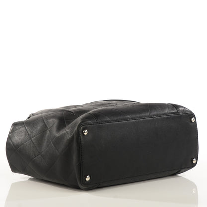 Chanel Calfskin CC Chevron All Day Long CC Bag Black 6 of 11