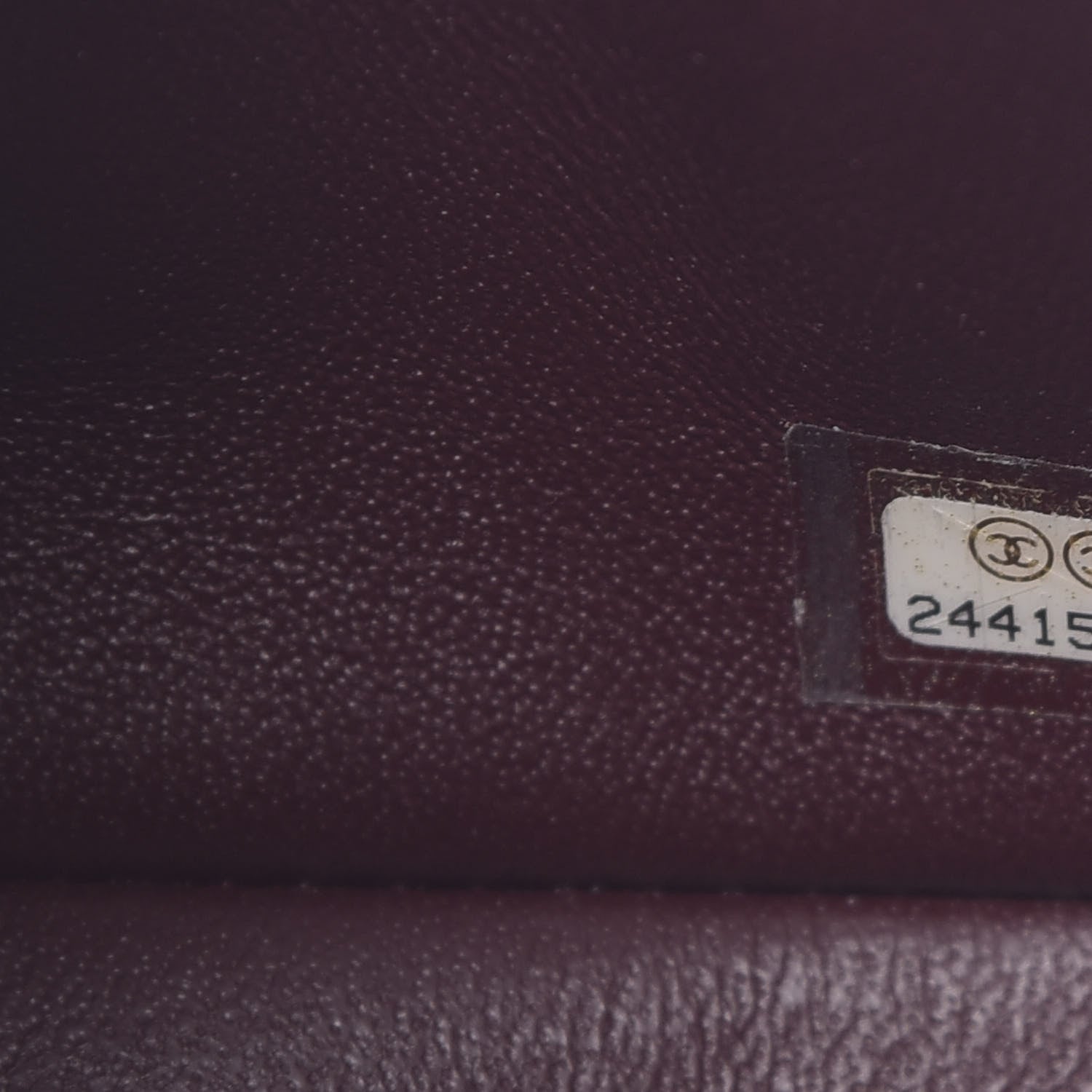 Chanel Lambskin Chevron Quilted Mini Square Flap Black 7 of 11