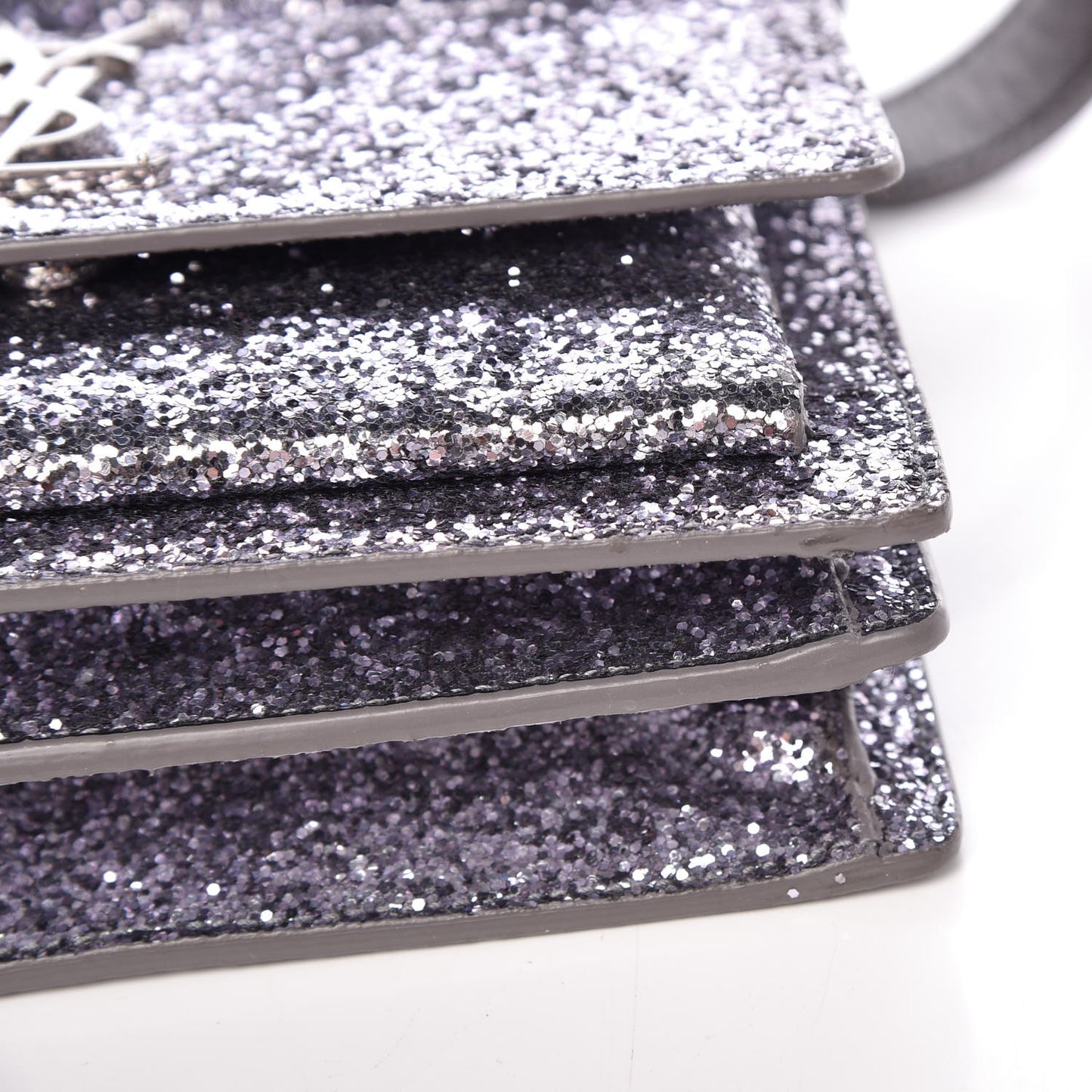 Glitter Small Monogram Sunset Grey