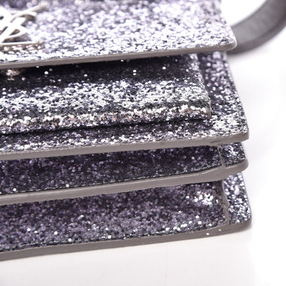 Saint Laurent Glitter Small Monogram Sunset Grey 8 of 8
