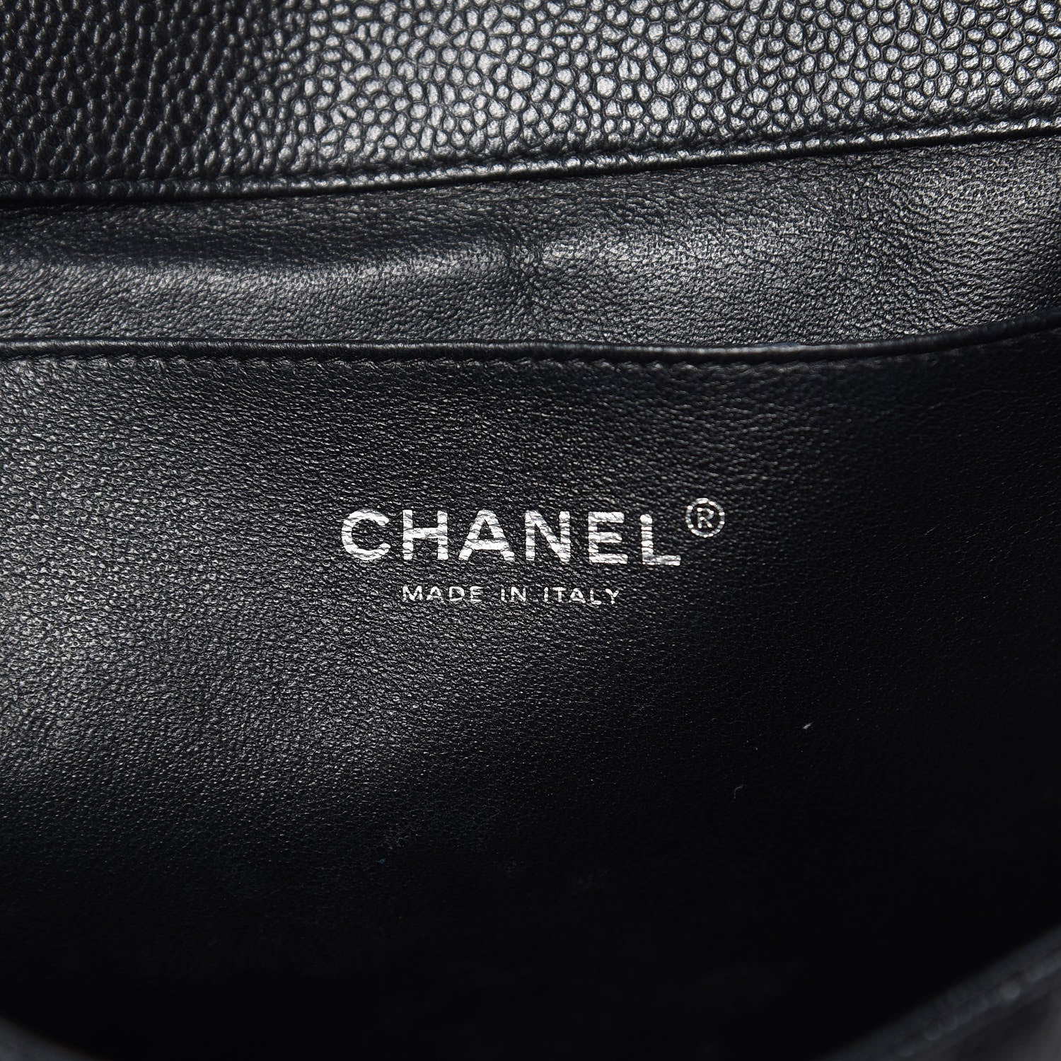 Chanel Caviar Quilted Clutch With Chain Flap Black 6 of 14