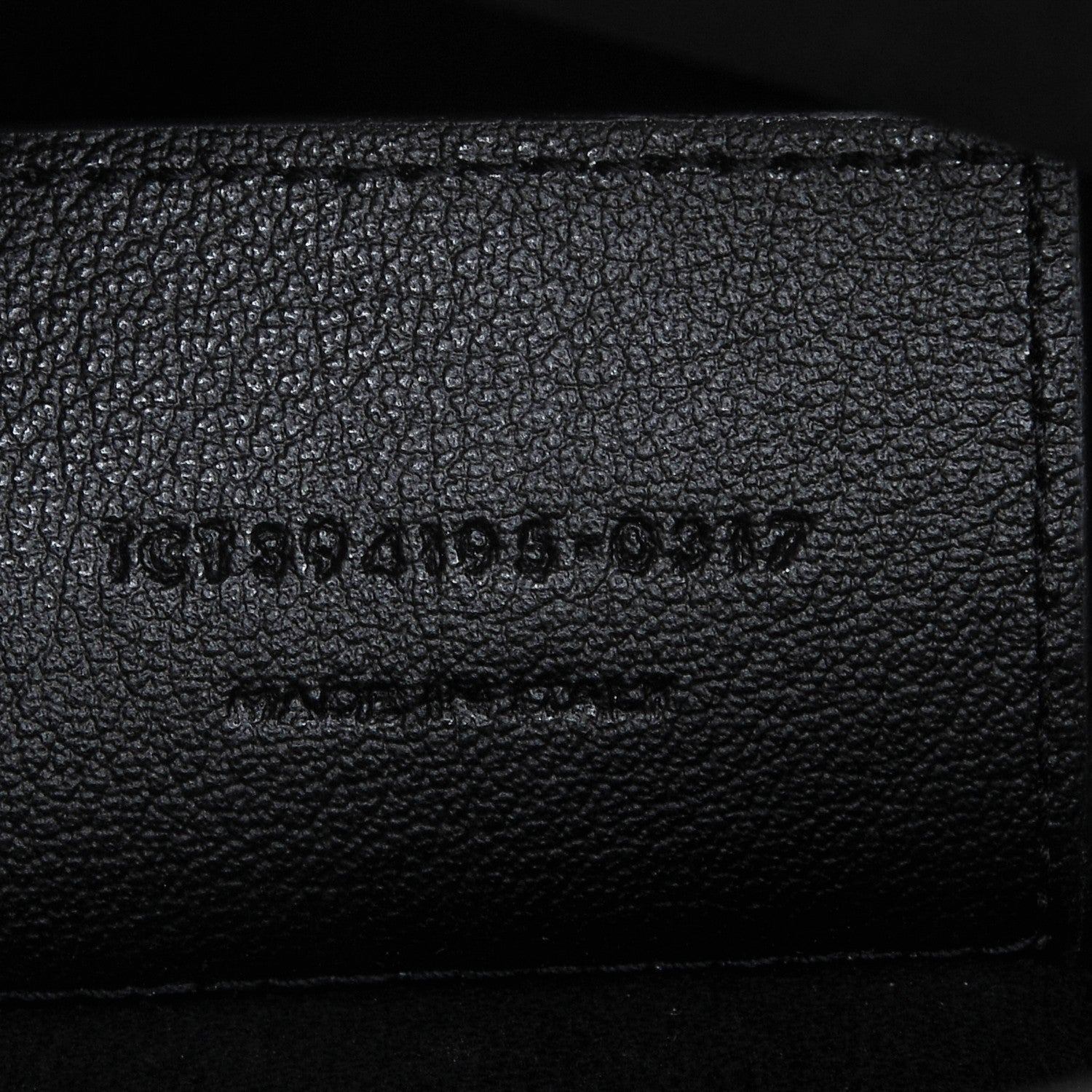 Saint Laurent Calfskin Large Shopping Tote Black 7 of 7