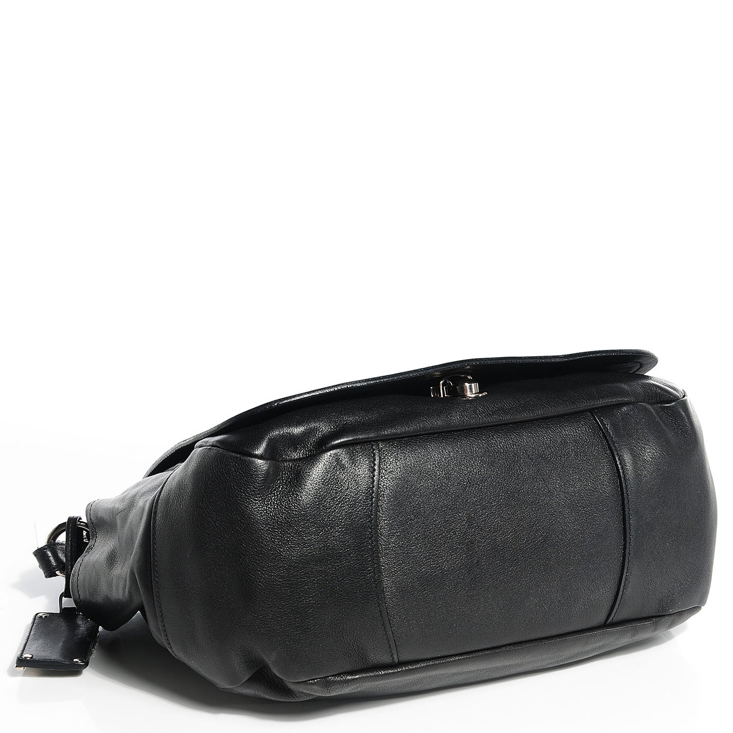 Soft Calf Shoulder Bag Nero Black