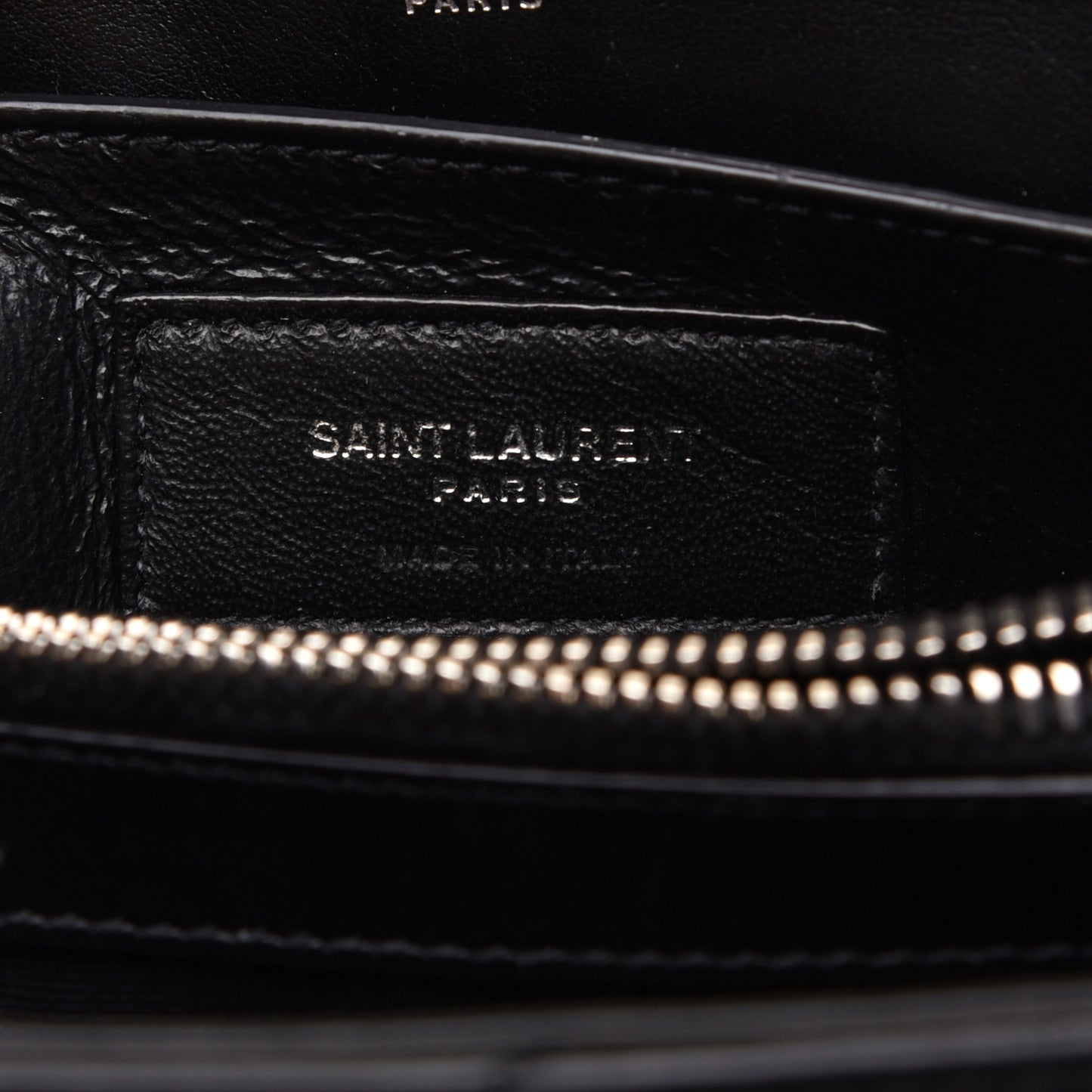 Calfskin Y Quilted Monogram Small Loulou Chain Satchel Black