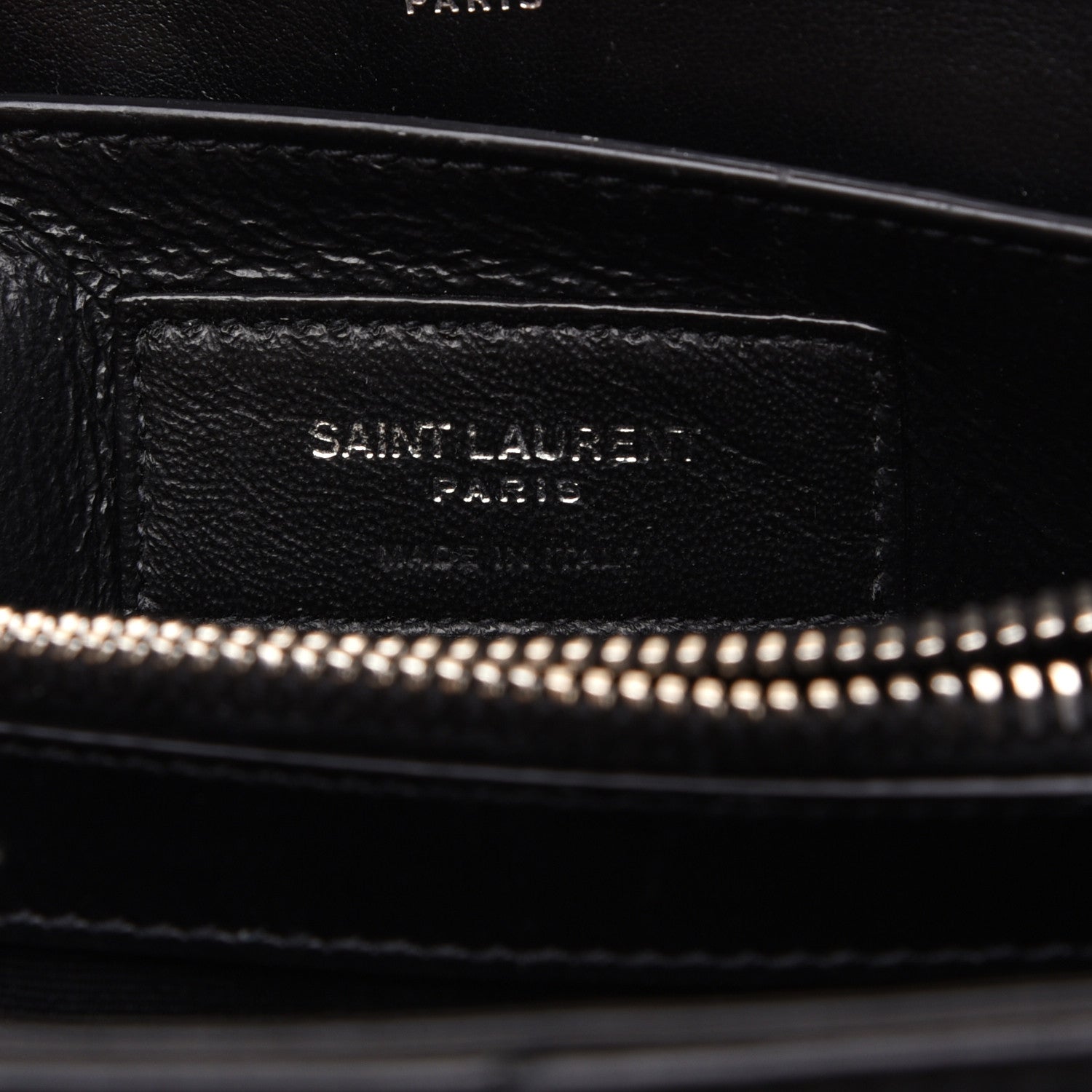 Saint Laurent Calfskin Y Quilted Monogram Small Loulou Chain Satchel Black 9 of 19