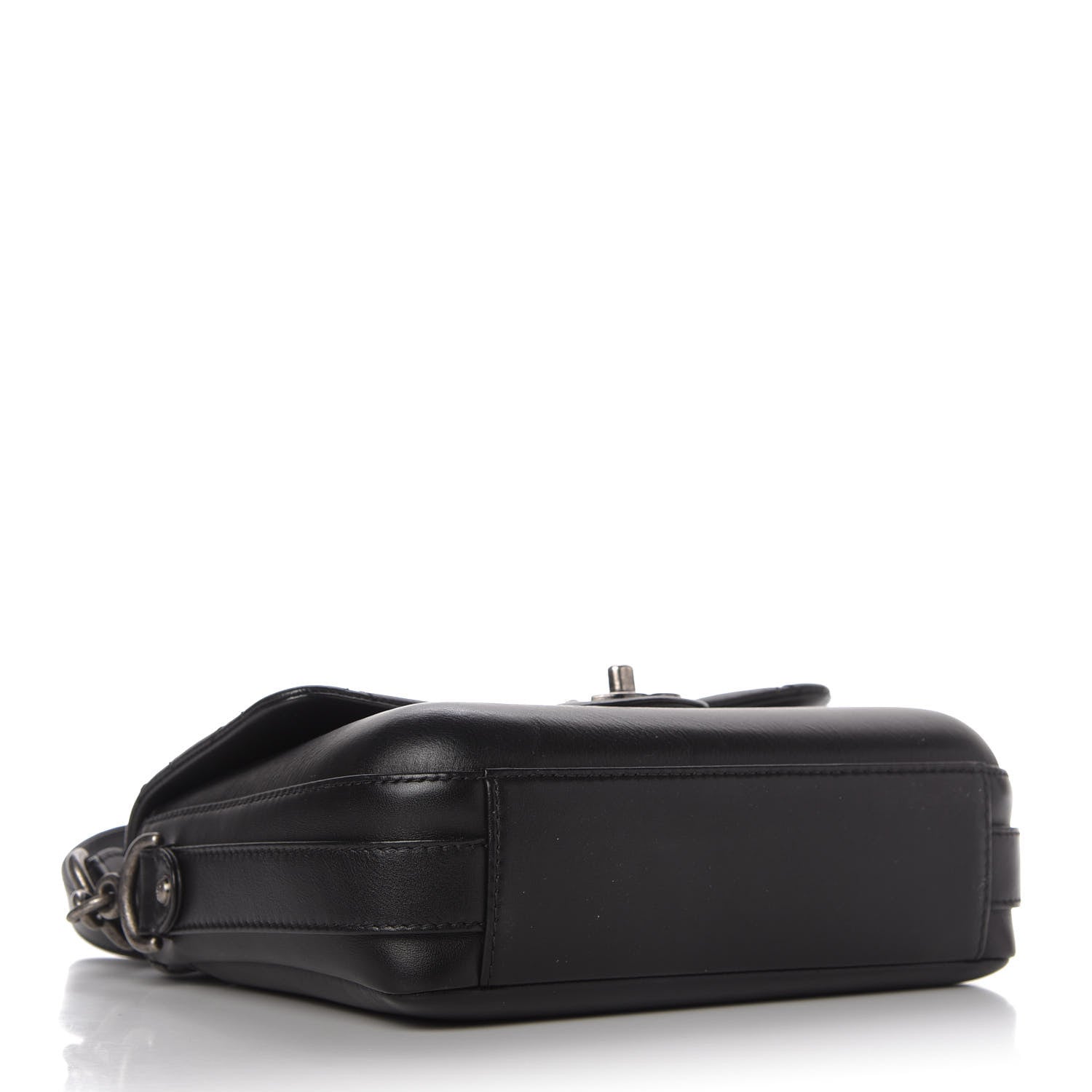 Chanel Calfskin Quilted Medium Rock My Shoulder Flap Black 4 of 10