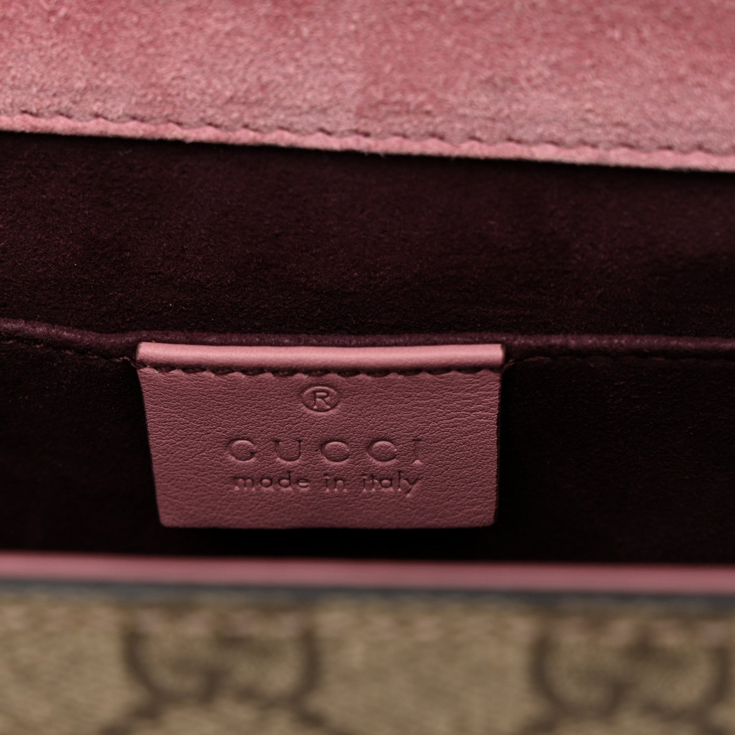 Gucci GG Supreme Monogram Patent Small Padlock Shoulder Bag Multicolor 6 of 12