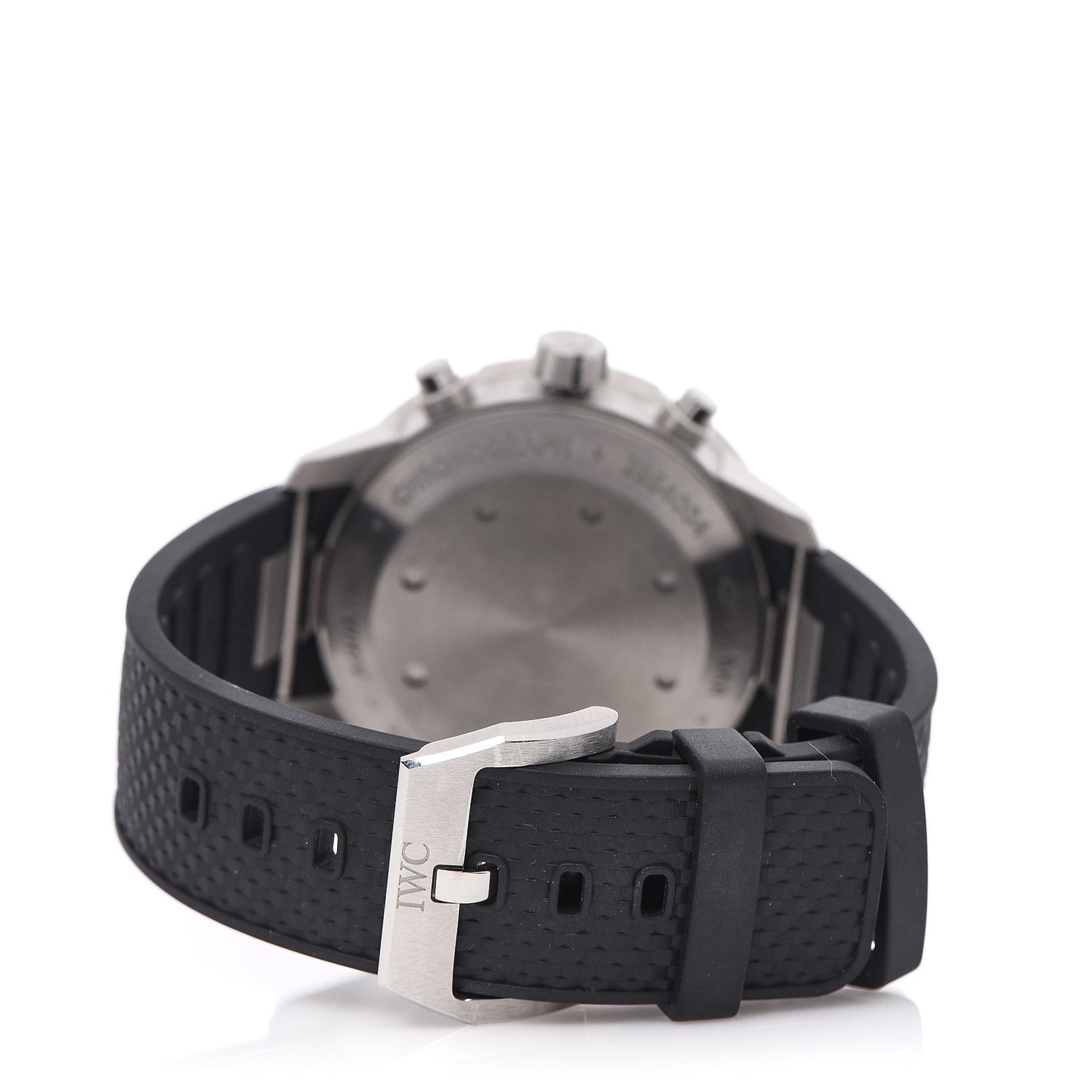 Stainless Steel Rubber 44mm Aquatimer Chronograph Automatic Watch Black IW376803