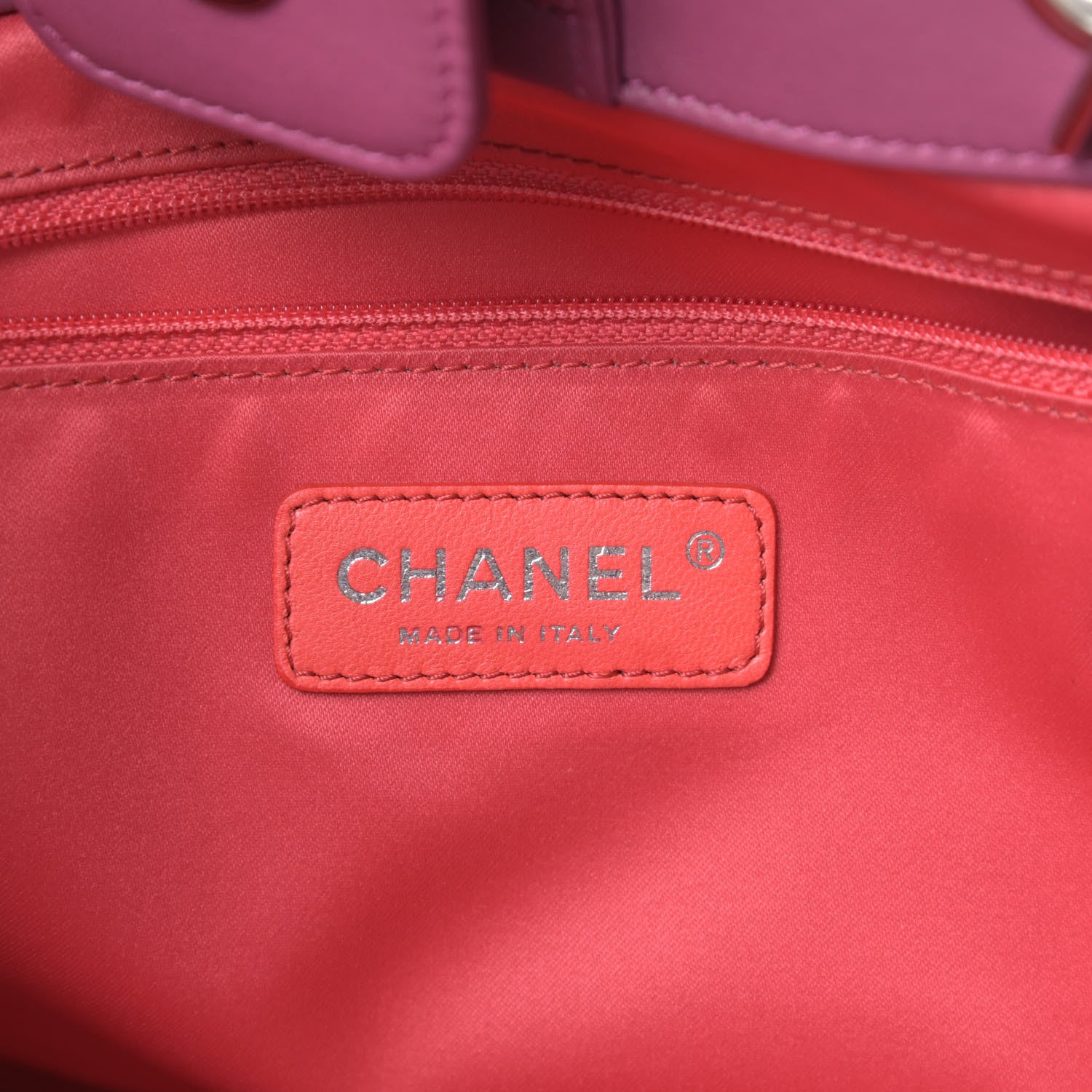 Chanel Vinyl Lipstick Tote Purple 6 of 20