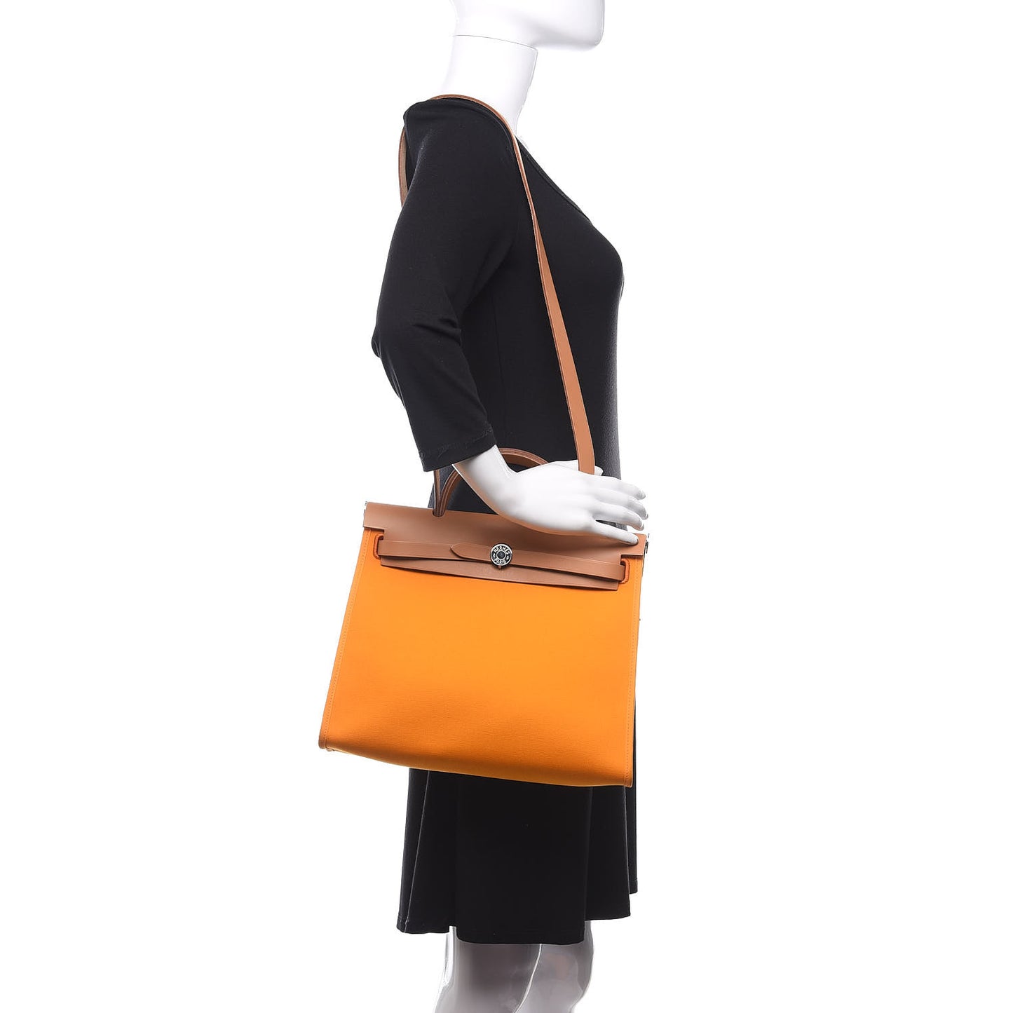Vache Hunter Toile Herbag Zip 31 PM Jaune D'or