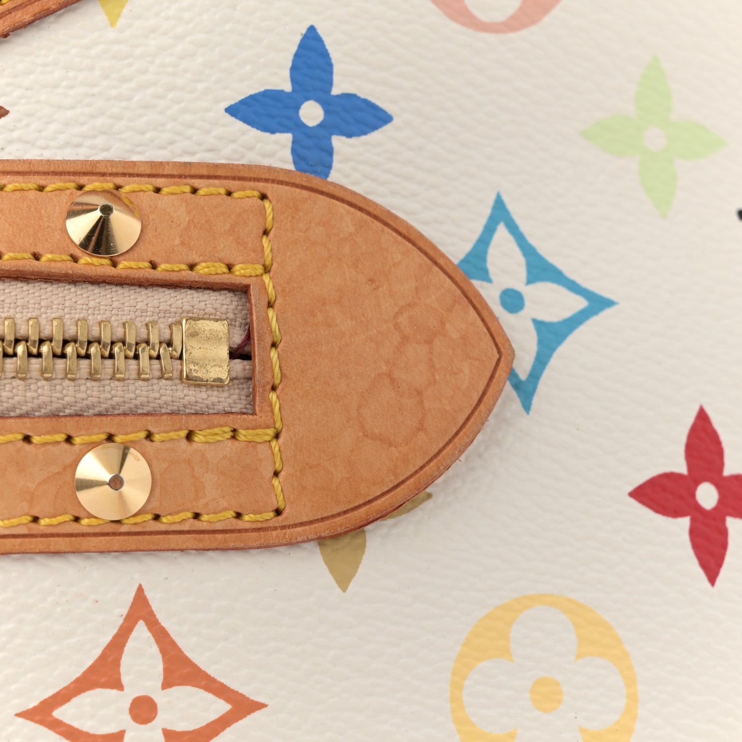 Louis Vuitton Monogram Multicolor Alma White 10 of 12