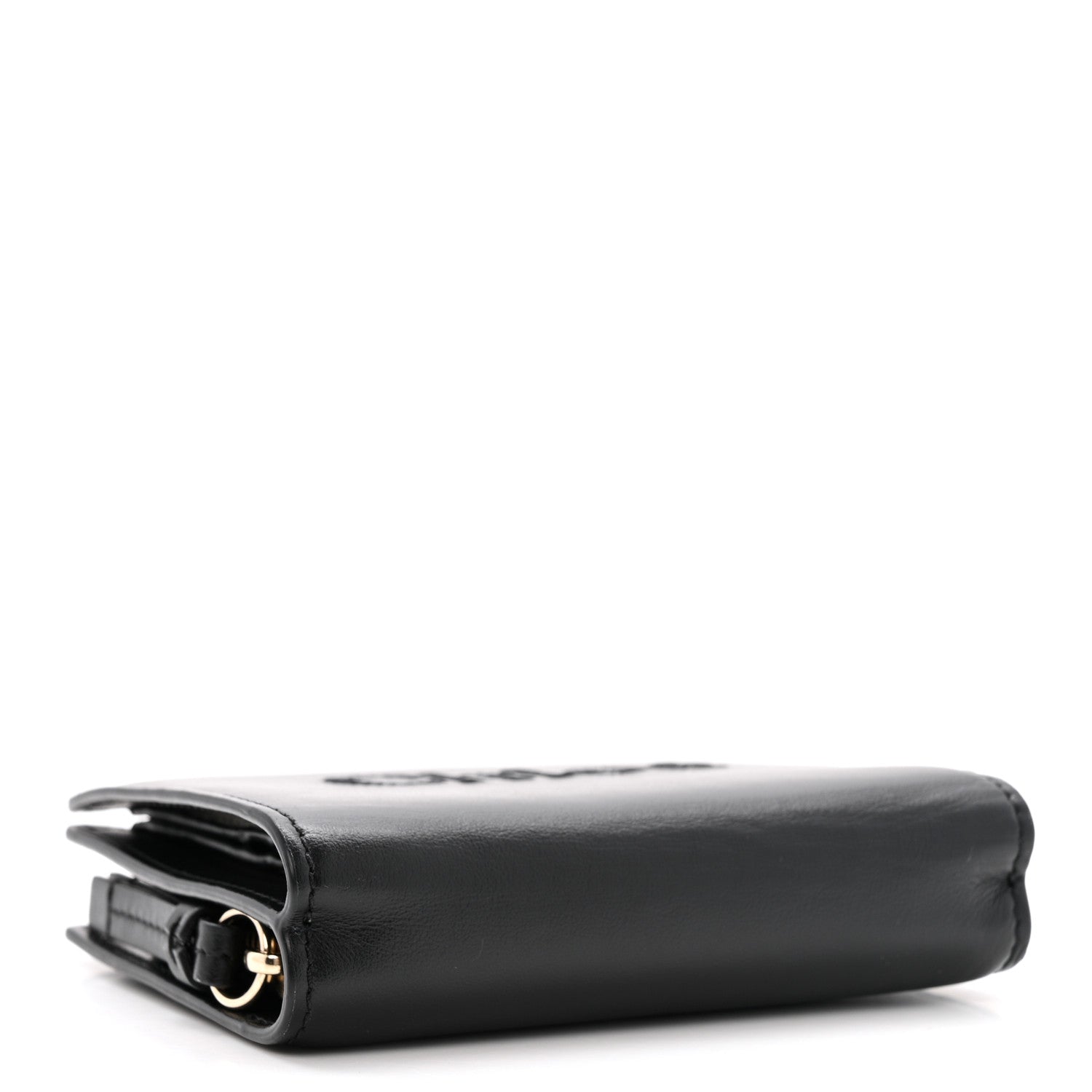 Chloe Shiny Calfskin Sense Compact Wallet Black 4 of 10