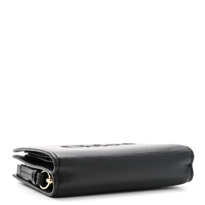Chloe Shiny Calfskin Sense Compact Wallet Black 4 of 10