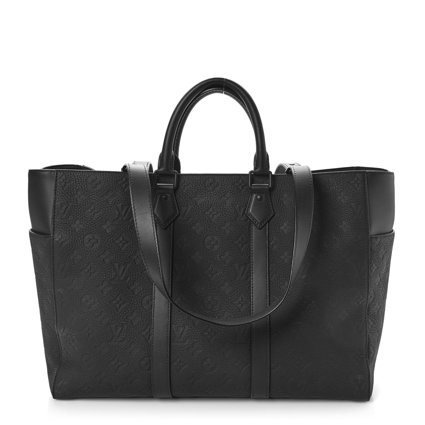 Taurillon Monogram Sac Plat 24H Black
