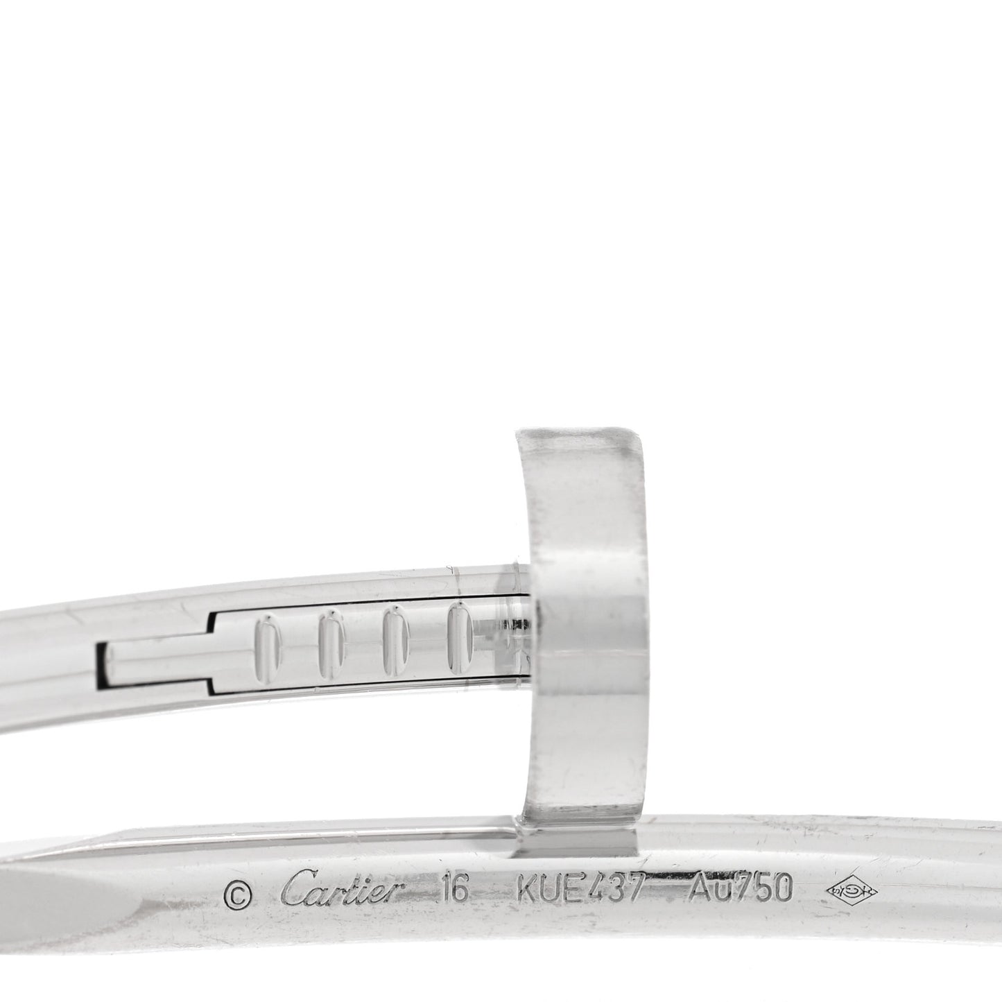 18K White Gold Juste Un Clou Bracelet 16