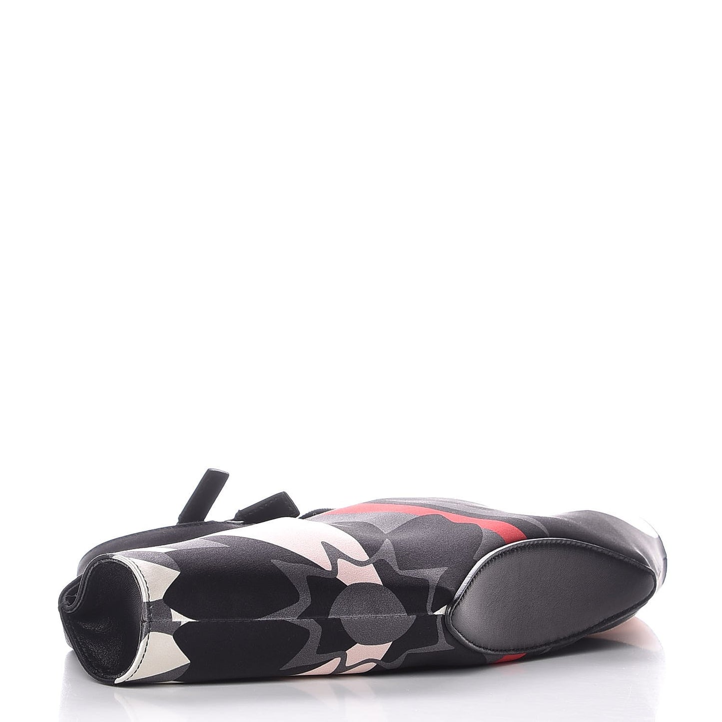 Silk Print De Manta Clutch Black Red Pink