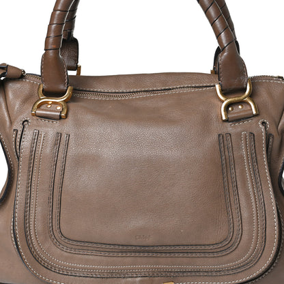 Chloe Calfskin Large Marcie Satchel Nut 9 of 33