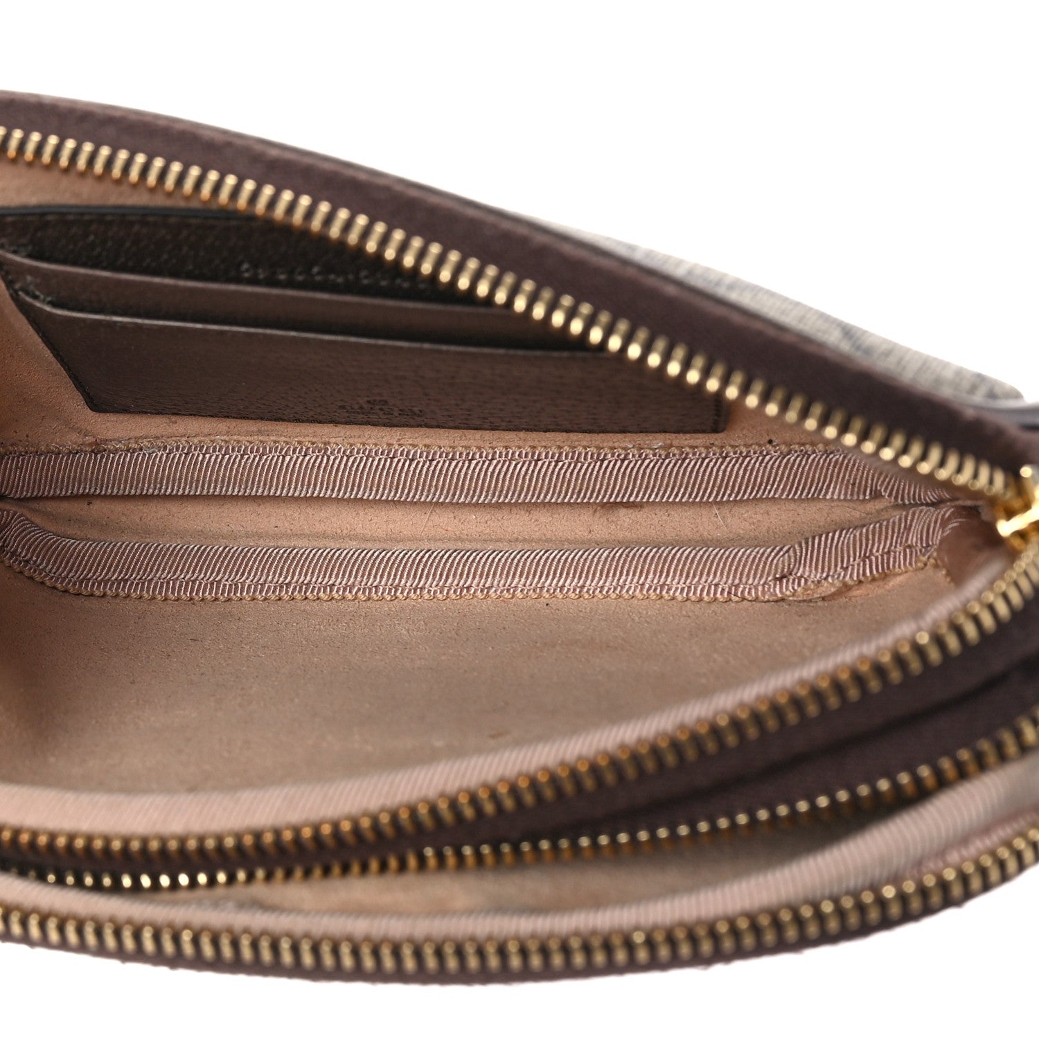 Gucci GG Supreme Monogram Web Ophidia Wristlet Beige New Acero 5 of 9
