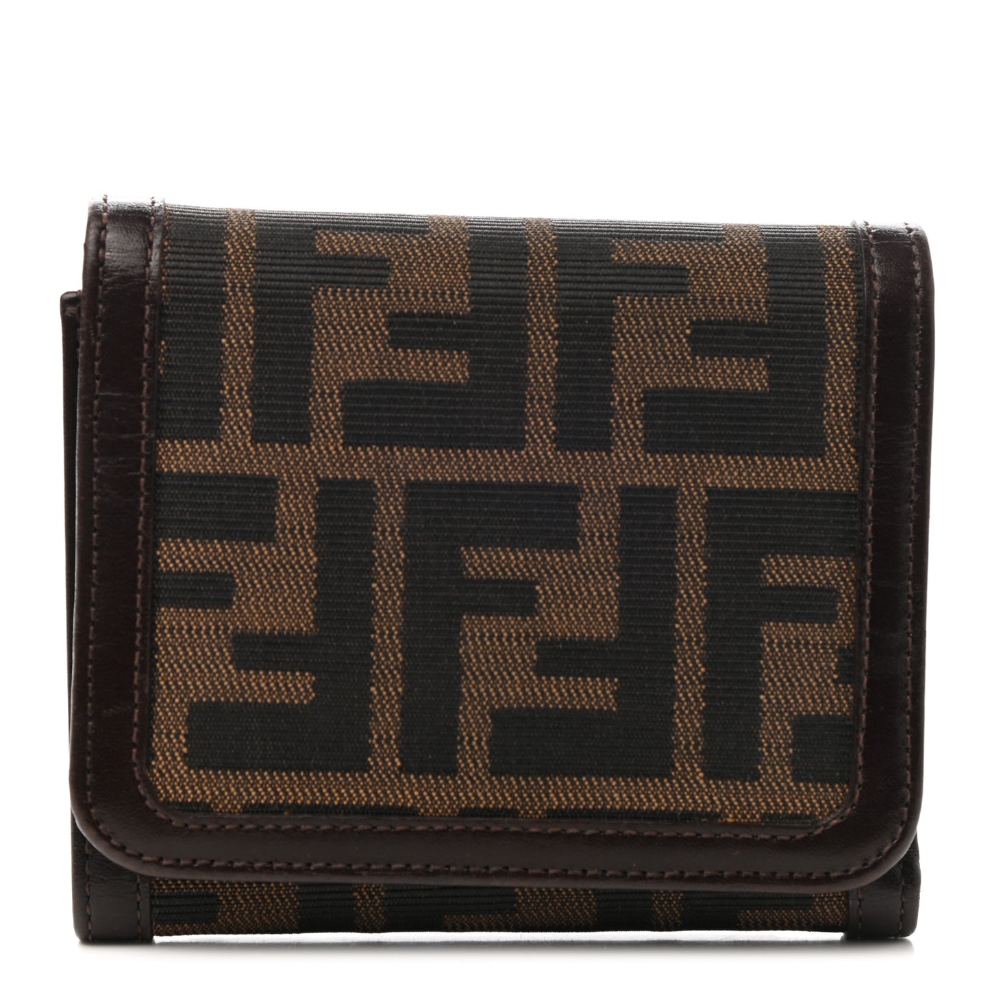 Zucca Compact Wallet Tobacco