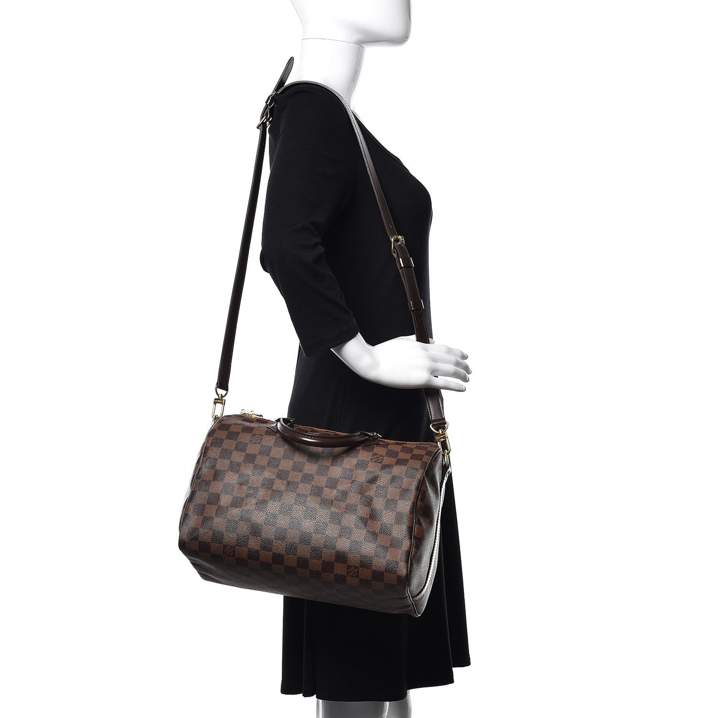 Damier Ebene Speedy Bandouliere 30