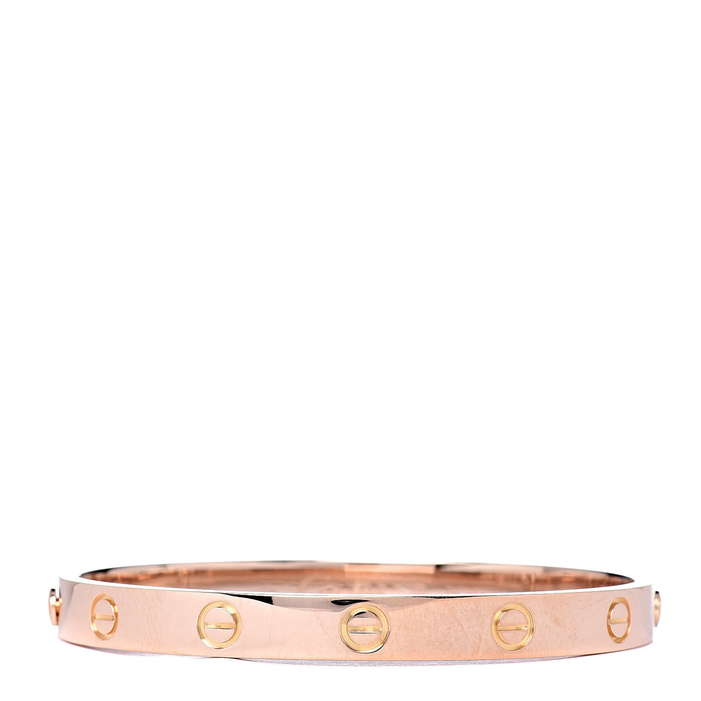 18K Pink Gold LOVE Bracelet 17