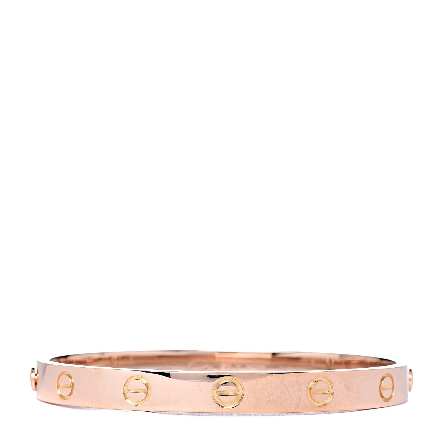 Cartier 18K Pink Gold LOVE Bracelet 17 3 of 5