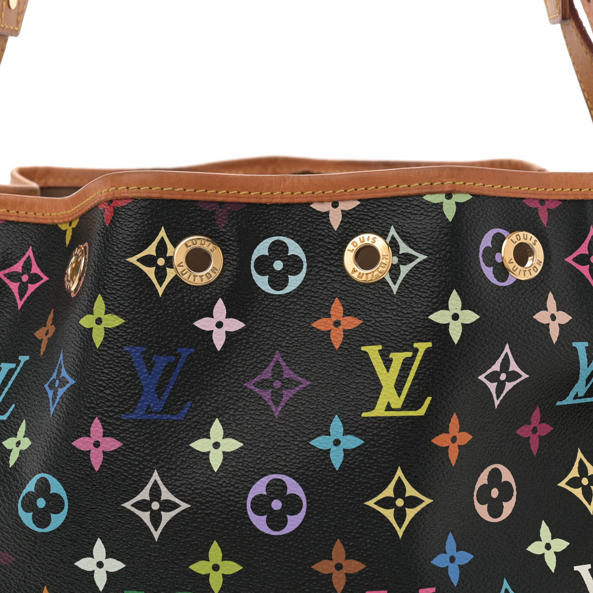 Monogram Multicolor Petit Noe Black