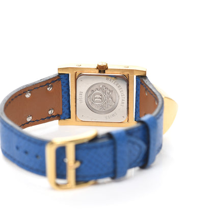 Hermes Stainless Steel Courchevel 23mm Medor Quartz Watch Bleu France 4 of 5