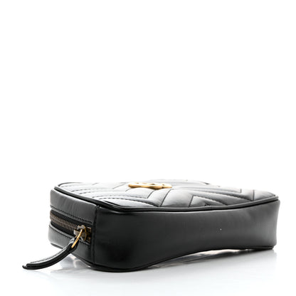 Gucci Calfskin Matelasse GG Marmont Wristlet Black 4 of 8