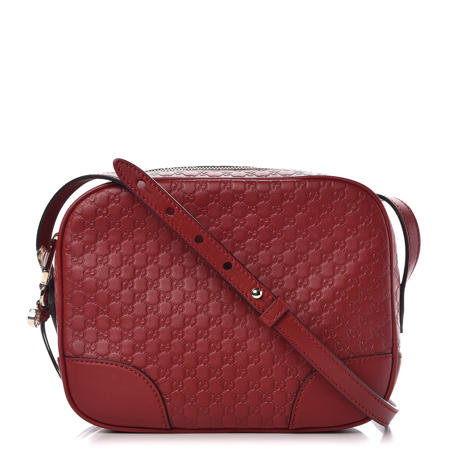 Gucci Microguccissima Mini Bree Messenger Bag Red 1 of 7