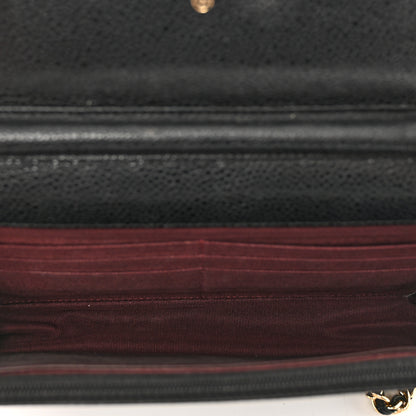Chanel Caviar Quilted Wallet on Chain WOC Black 6 of 11