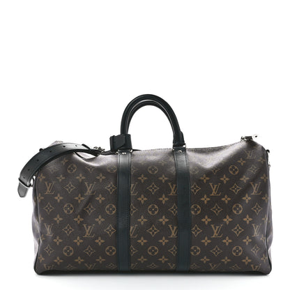 Louis Vuitton Monogram Macassar Keepall Bandouliere 45 1 of 11