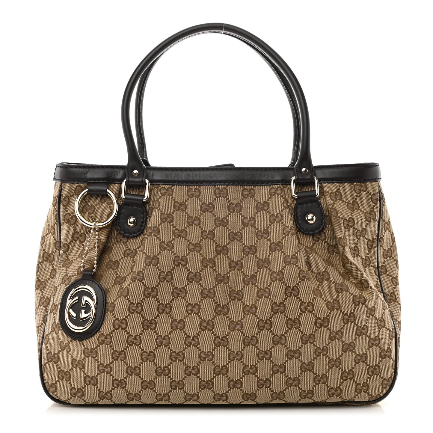 Monogram Medium Sukey Top Handle Tote Brown