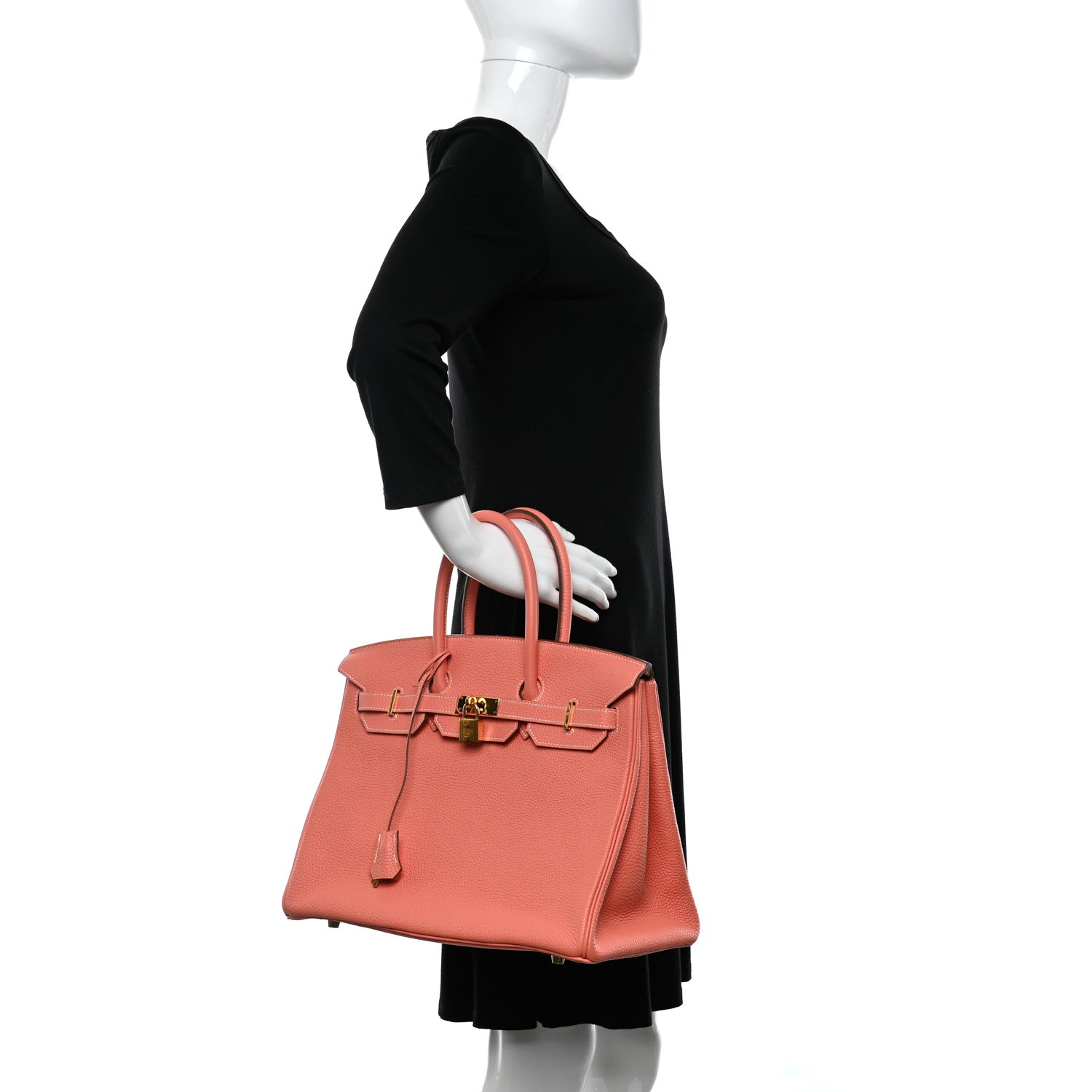 Hermes Taurillon Clemence Birkin 35 Crevette 2 of 11