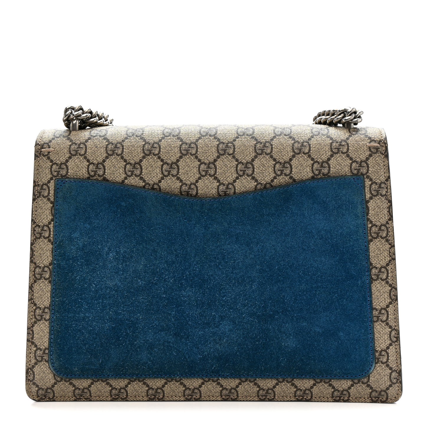 GG Supreme Monogram Medium Dionysus Shoulder Bag Blue