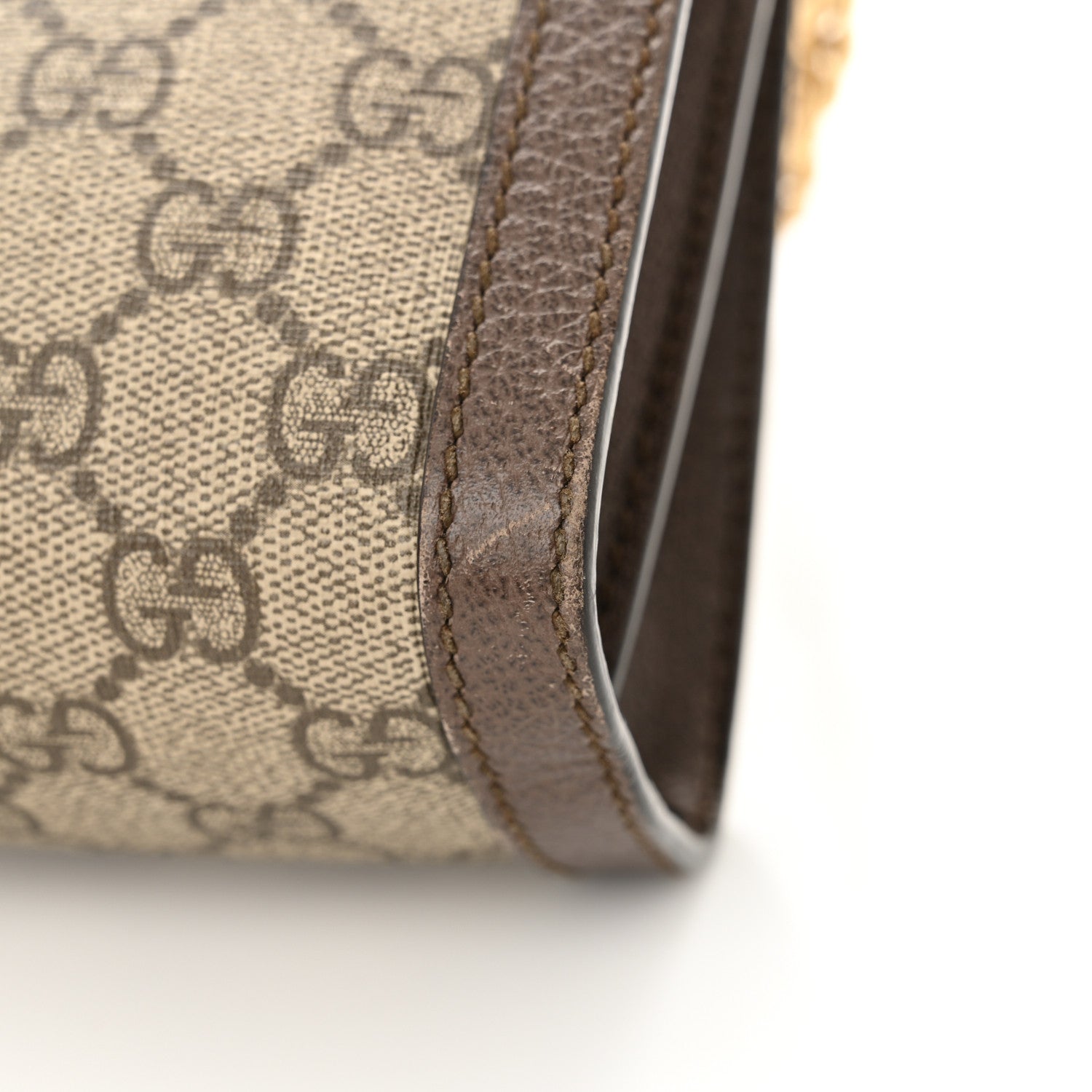 Gucci GG Supreme Monogram Web Small Ophidia Chain Shoulder Bag Brown 15 of 16