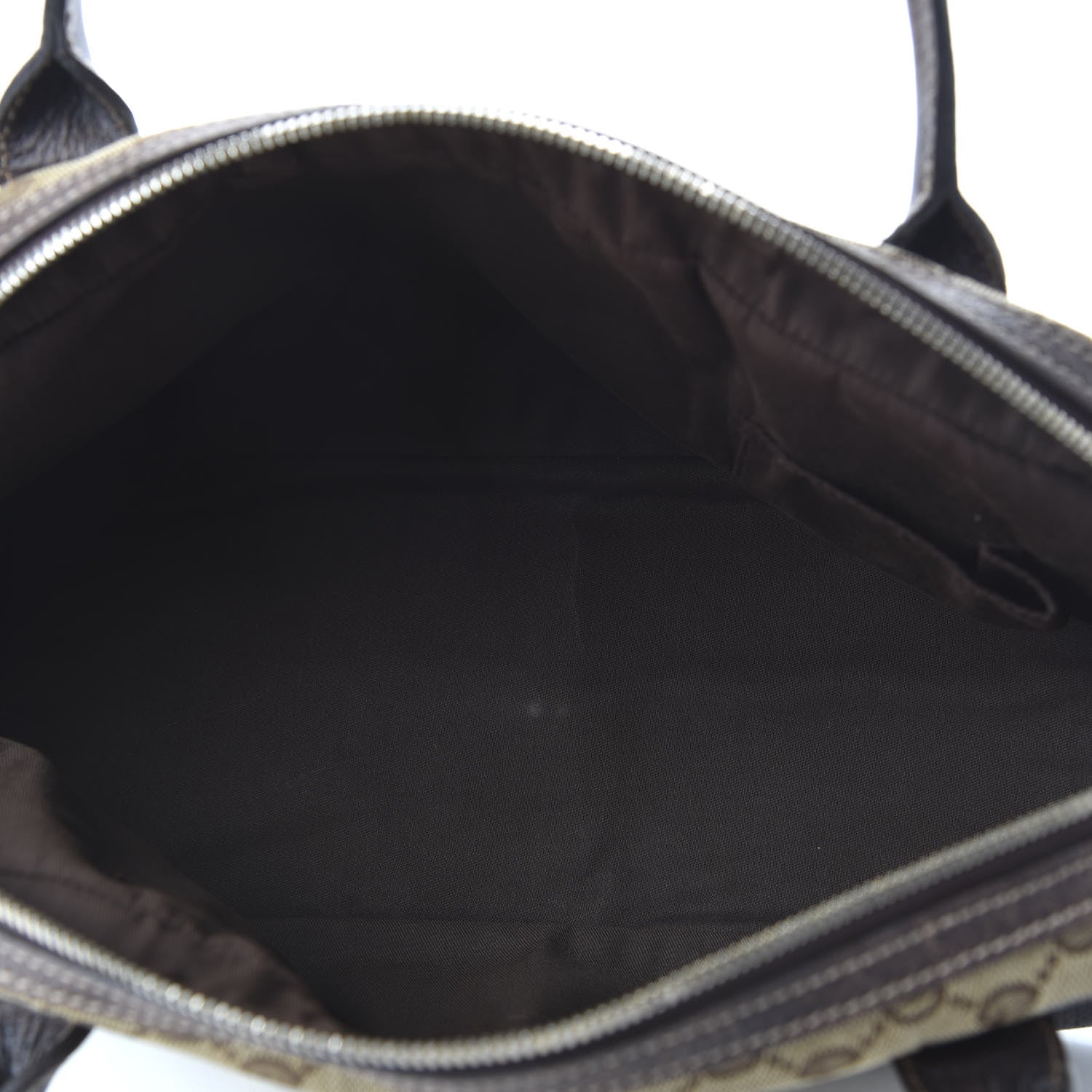 Gucci Monogram Small Princy Satchel Dark Brown 6 of 14