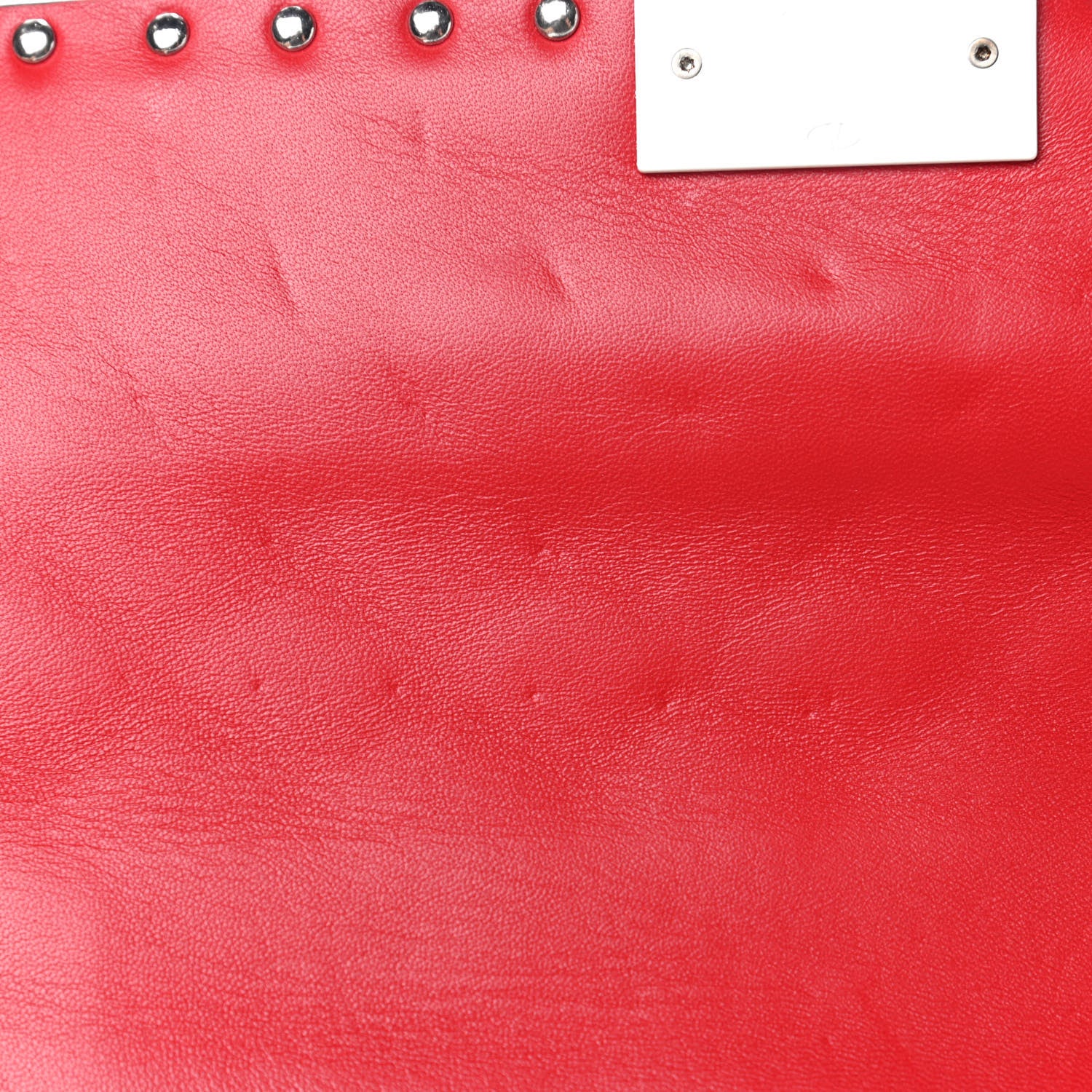 Valentino Garavani Lambskin Large Free Rockstud Spike Shoulder Bag Rosso Valentino 5 of 5