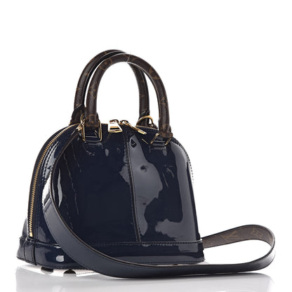 Louis Vuitton Patent Monogram Alma BB Marine 3 of 10