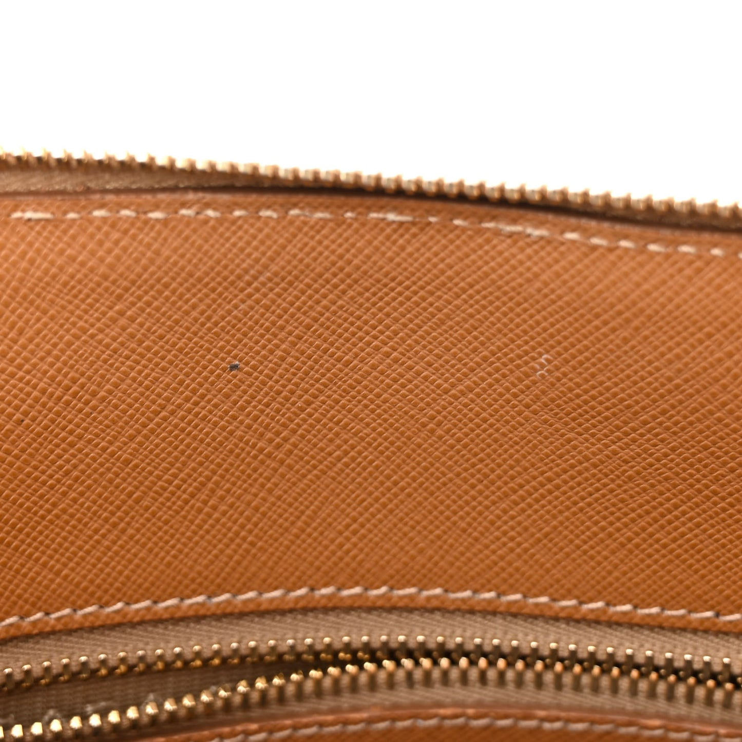 Saffiano Lux Medium Promenade Tote Caramel