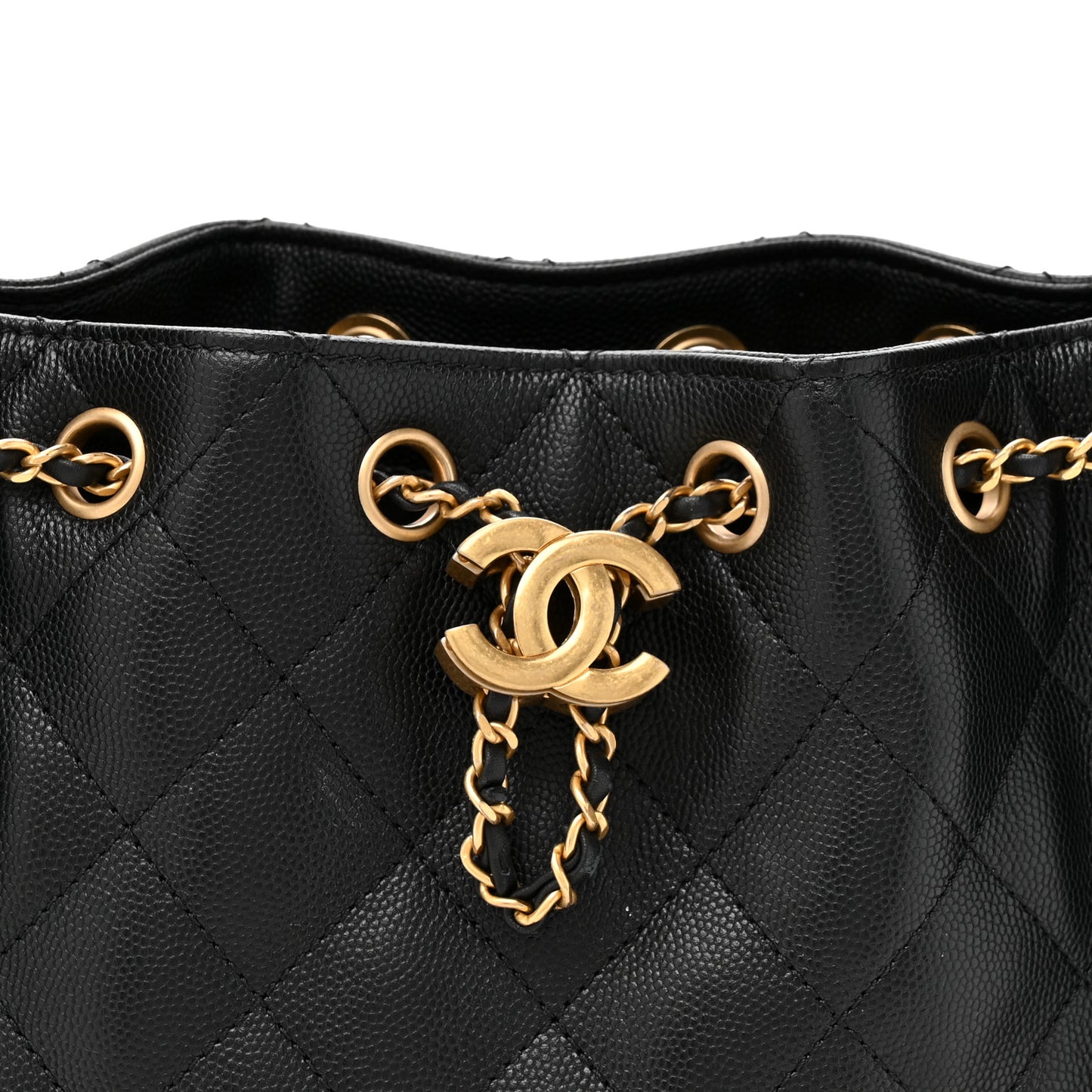 Caviar Quilted Mini Chanel 25 Handbag Black
