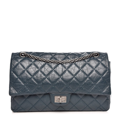 Chanel Aged Calfskin 2.55 Reissue 226 Flap Dark Green 1 of 8