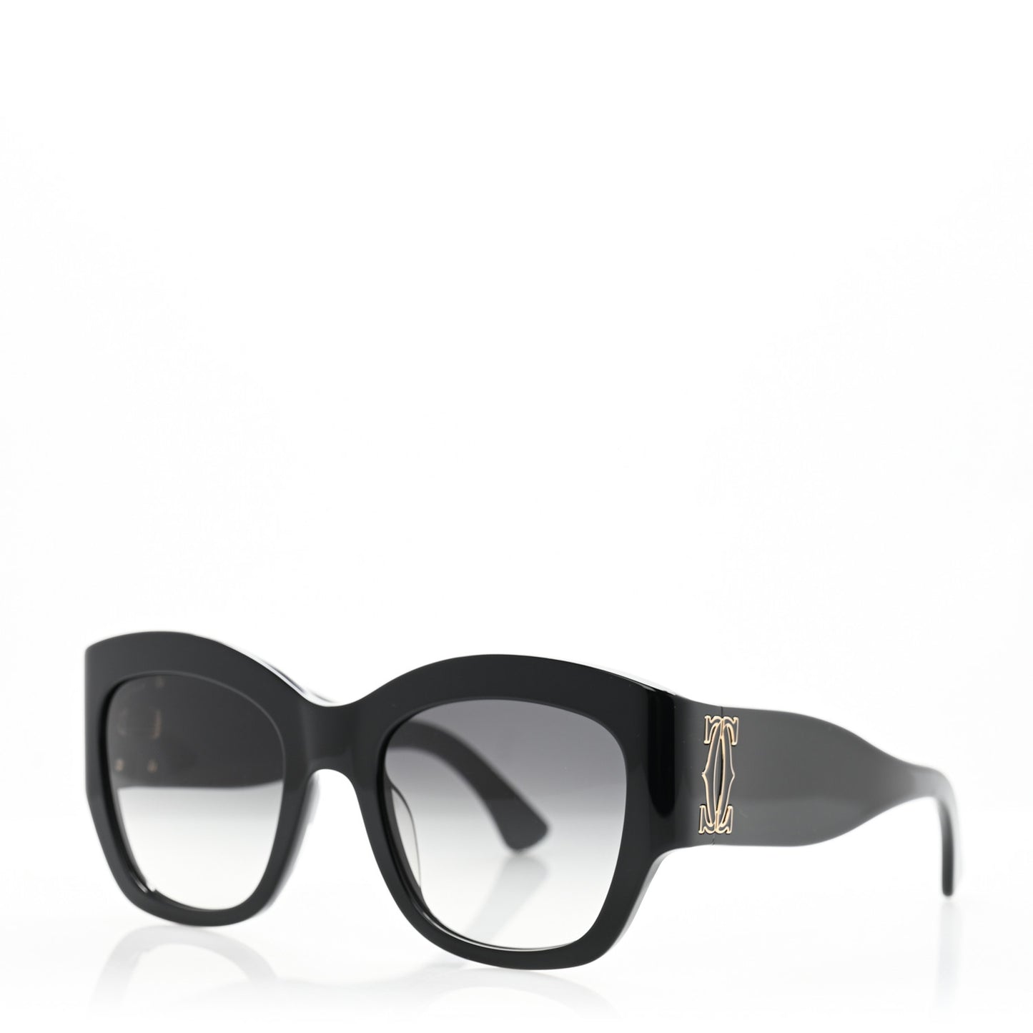 Acetate C De Cartier Sunglasses CT0304S Black