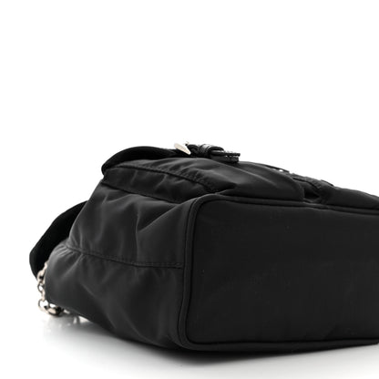 Prada Nylon Vela Mini Crossbody Backpack Black 9 of 11