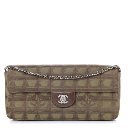 Chanel Nylon Travel East West Flap Brown 1 of 10