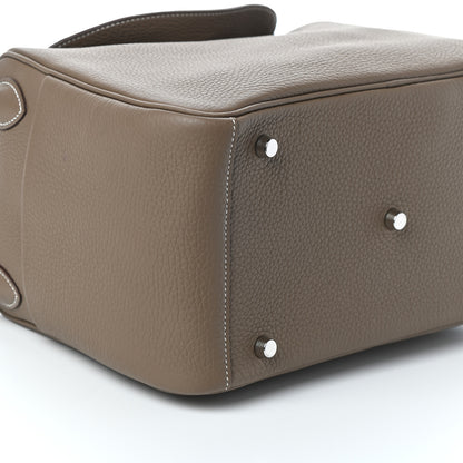 Hermes Taurillon Clemence Lindy 30 Etoupe 9 of 10