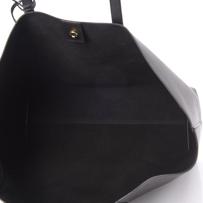 Saint Laurent Calfskin Large Shopping Tote Black 5 of 7