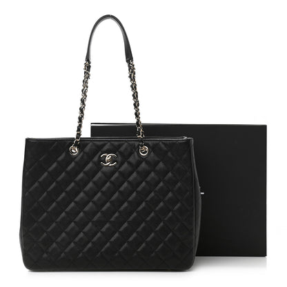 Chanel Caviar Quilted Large Shopping Tote Black 11 of 11