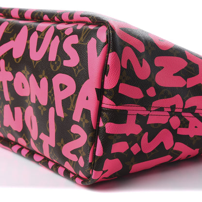 Louis Vuitton Monogram Graffiti Neverfull GM Fuchsia 6 of 9