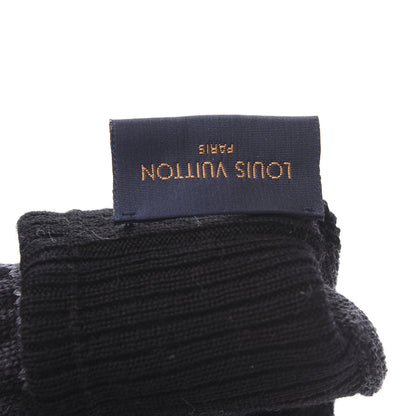 Louis Vuitton Wool Logo Gloves Grey 3 of 4
